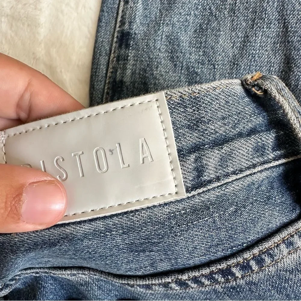 Pistola High Rise Wide Leg Jeans Size 25